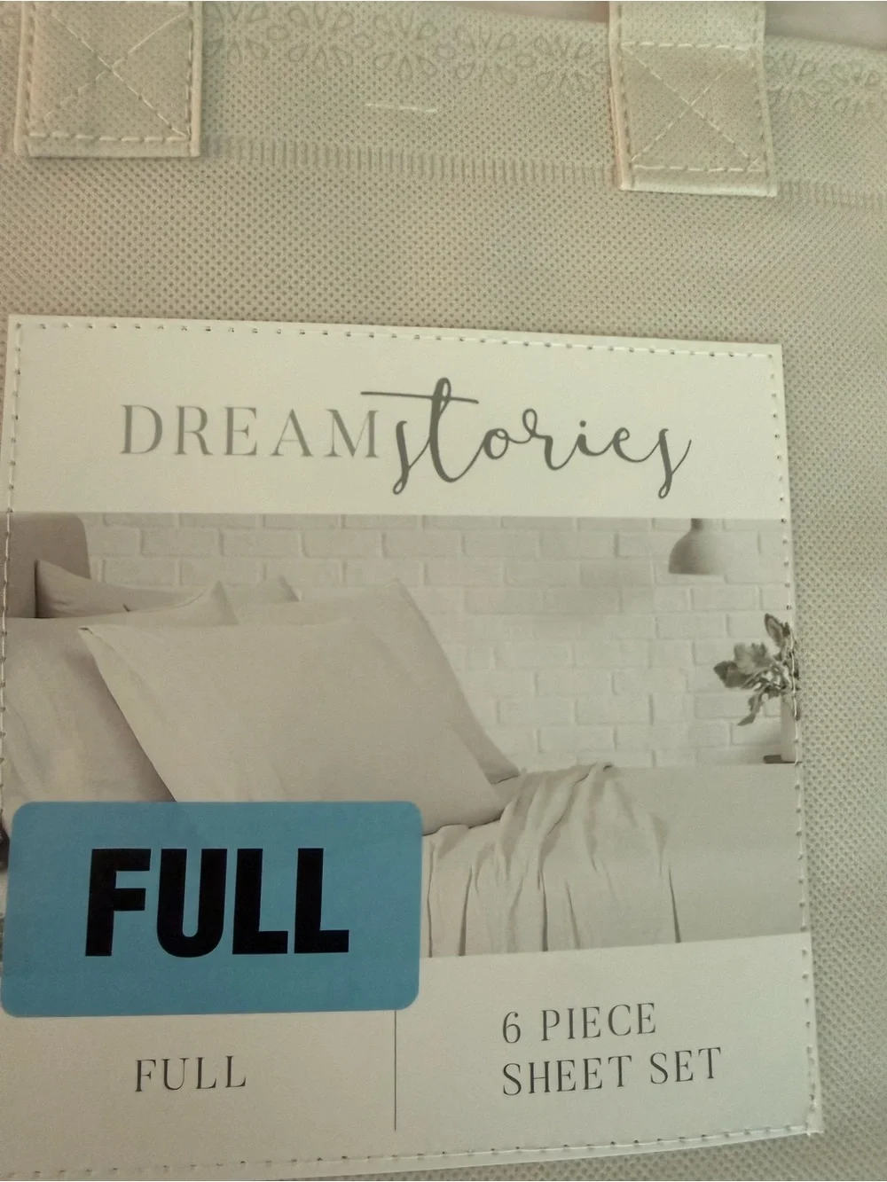 Dream Stories FULL 6PC Extra soft Sheet Set White sand (oatmeal/ivory) color NEW